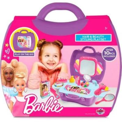 Mattel Barbie Haar- en Schoonheidsset Speelset - 10 Delig - Vanaf 3 Jaar