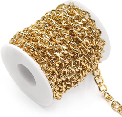 5 Meter Aluminium Pantserketting per Rol voor Sieraden Maken