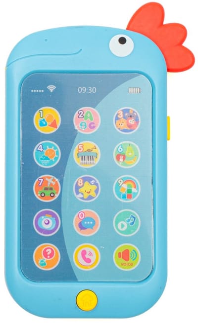 Baby Mix educatieve speelgoedtelefoon met bijtring - Babyspeelgoed