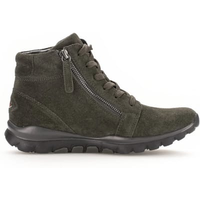 Gabor rollingsoft sensitive 36.868.33 - dames rollende wandelsneaker - Groen - maat 38 (EU) 5 (UK)