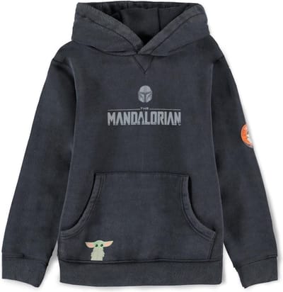 Disney Star Wars - The Mandalorian The Child Kinder hoodie/trui - Kids 158 - Zwart
