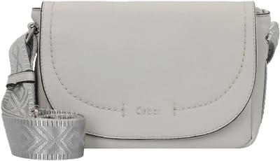 Gabor Schoudertas Aileen Flap Bag Top Zip Light Grey Lichtgrijs