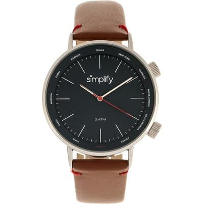 Vereenvoudig Het 3300 Leren Band Horloge