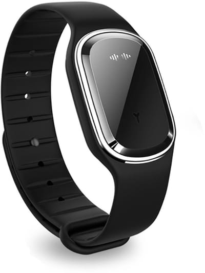 Dailygoody - Armbanden muggenbescherming - Ultrasoon muggenafschrikmiddel - Draagbaar voor buitenactiviteiten - Zwart - Veilig en milieuvriendelijk - .