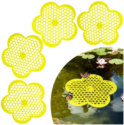 Dailygoods- Bijendrinkstation - Drijvend Eiland - Bijenvoederstation - Insectendrinkstation - Bijenwaterstation - Lichtgewicht EVA-schuim - Gemakkelijk te reinigen - Bijenvoer