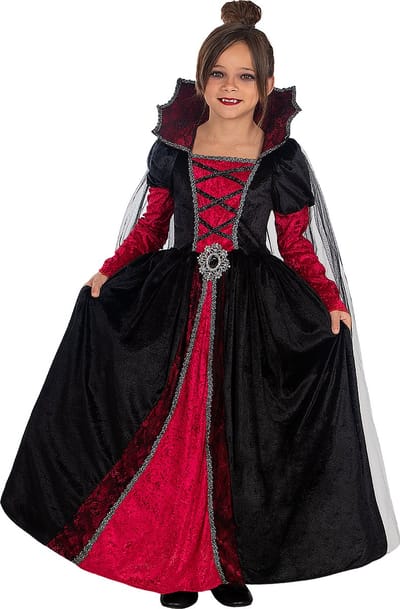 FUNIDELIA Vampierenkostuum Deluxe voor Meisjes - 97 - 104 cm