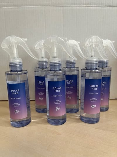 Etos room spray - Solar Fire - 6 stuks