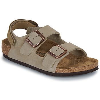BIRKENSTOCK  Platte sandalen Milano AS Kids LEVE Taupe