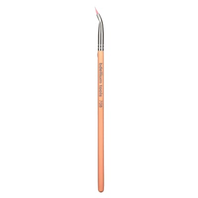 Bdellium Tools, Bambou rose, Eyeliner courbé 708, 1 pinceau