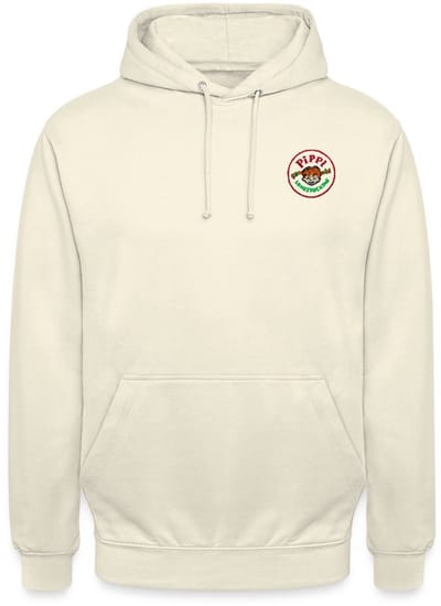 Pippi Langkous Rond Logo Borduurwerk Hoodie Unisex