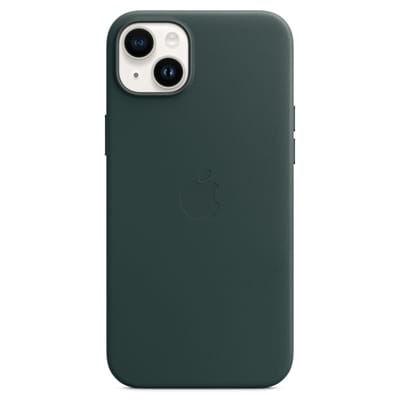 Leather Backcover MagSafe voor de Apple iPhone 14 Plus - Forest Green