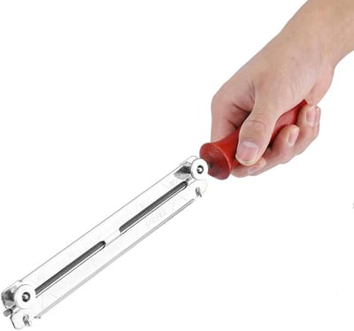 Kettingzaag Slijper - Vijlenset Ketting - Scherp Houden - Met Houten Handvat - 4/4.8/5.5mm - Staal