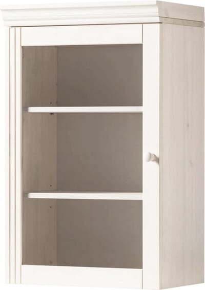 Anita-Wandkast - 1 Glasdeur - Wit
