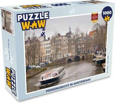 Puzzel Prinsengracht in Amsterdam - Legpuzzel - Puzzel 1000 stukjes volwassenen