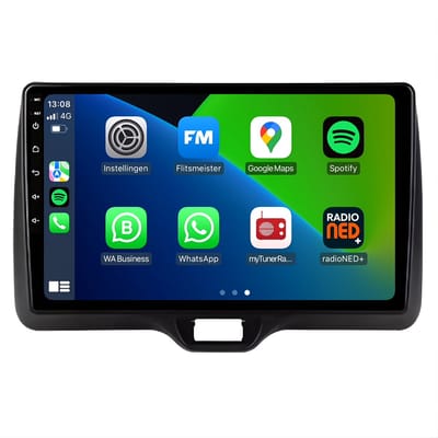 CarPlay autoradio geschikt voor Toyota Yaris | 2020 t/m 2022 | Android 13 | Draadloos Apple CarPlay & Android Auto | 2GB + 32GB | 8-Core processor | Davilon | 2025 model | 2020 2021 2022 | Bluetooth & Wifi