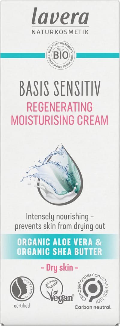 Lavera Basis Sensitive moisturising cream nourishing 50 Milliliter