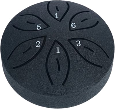 Nivard Handpan - Tongue Drum - Steel - Regen - Klankschaal - Zwart