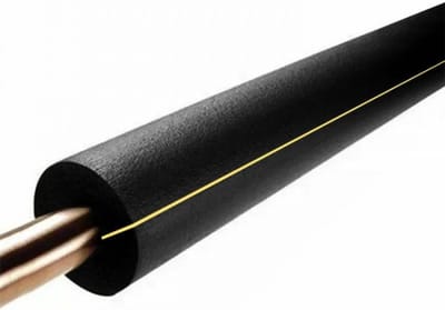 Zelfklevende Buisisolatie 2 m - 9 mm dik - Ø 28 mm - Isolatie voor Verwarming en Sanitair