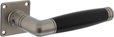 Intersteel Deurkruk Ton 212 met vierkant rozet 42x42x2 mm rvs geborsteld