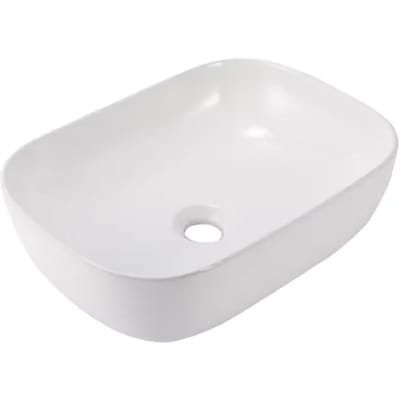 Aquavive Waskom Resia - Keramiek - Rechthoek - Wit - 37x50x17cm