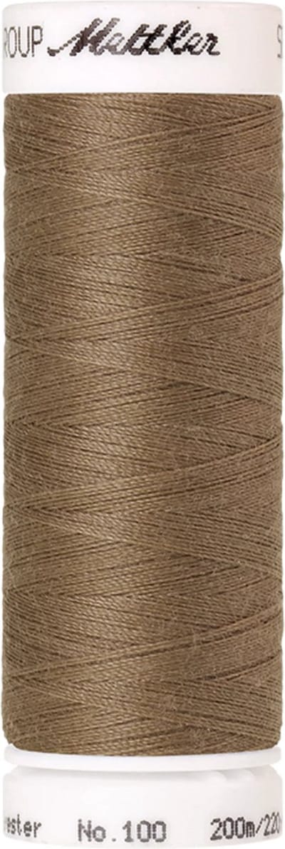 Amann Mettler Seralon Naaigaren – Dried Clay (0380) – 200 m – No. 100 – 100% Polyester – Per Stuk