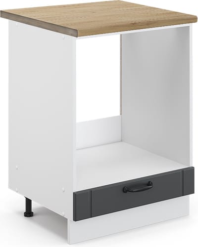 Vicco Fame-Line Ovenombouwkast – 60 cm, WB Eik Antraciet landhuis
