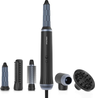 VITALmaxx Luchtkruller Plus 7-delig - 1500W zwart