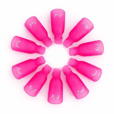 Goodbitz® - Gellak remover clips - 10 stuks - Soak off clips - Nagelclips - Gellak remover - Nail polish remover - Nail clips - Remover clips - Gellak verwijderen