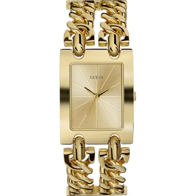 GUESS W1117L2l dames horloge 40 mm - Goudkleurig