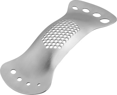 Famanu – RVS knoflookwipper – handmatige garlic rocker met houten handvat – makkelijk schoon te maken