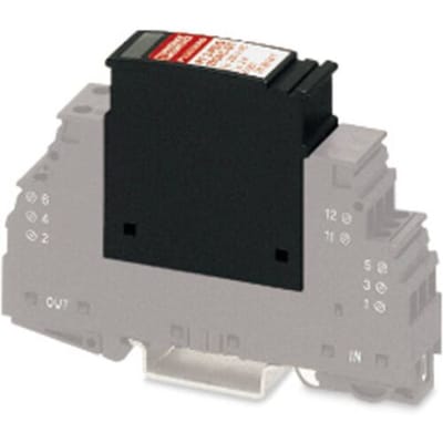 Phoenix Contact 2839648 PT 2+1-S-48DC-ST Insteekbare overspanningsafleider Set van 10 stuks Overspanningsbeveiliging voor: Verdeelkast 0.5 kA 10...