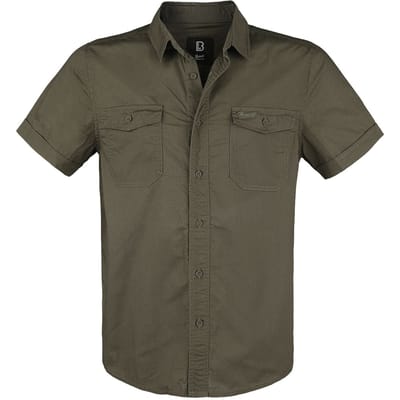 Brandit Shirt met korte mouwen - Roadstar - S tot 5XL - voor Mannen - olijf
