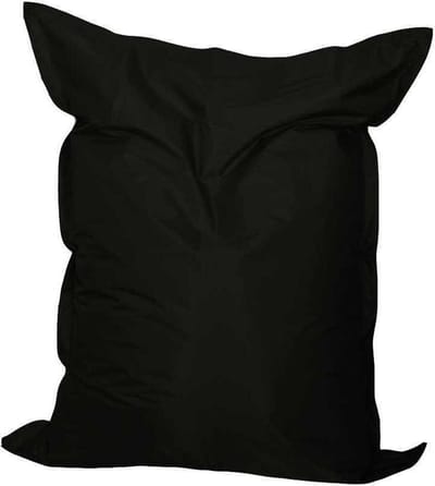 Mr. Lounge - Zitzak met binnenzak-kind-maat S- 110x140- Nylon Zwart