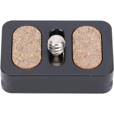 20MM Statief Snelkoppelingsplaat Camera Montageadapter met 14in Schroef Aluminiumlegering Statief beige