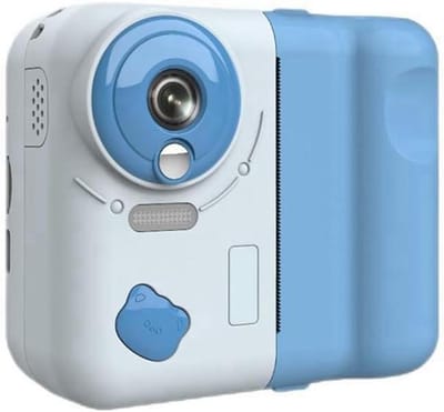 Kinder Camera - Direct Print Camera - Momenten Vastleggen - Direct Zwart-Wit Prints - 2.4 Inch Scherm - Blauw