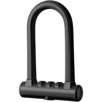 Antivol U Moto Sécurité Professionnelle Prévient le Vol Corps en Acier Épaissi Solide Portable Antivol pour Scooter black