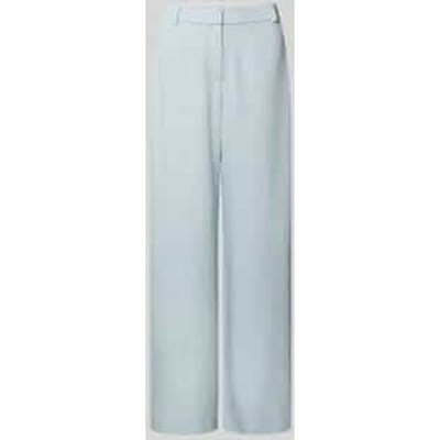 wide fit pantalon van puur lyocell