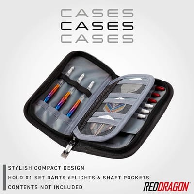 Dart Wallet voor 3 Sets Darts met Opslag voor Shafts en Flights