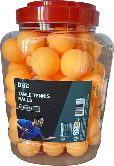 Tafeltennisballen - Pingpongballen - 60 stuks - of voor beerpong