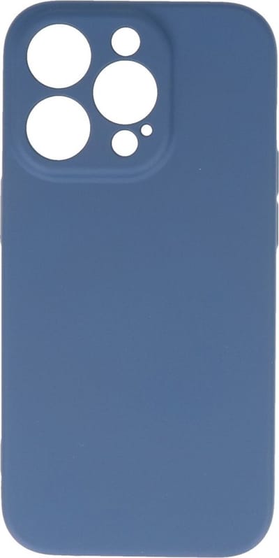 Fashion Backcover Telefoonhoesje - Color Hoesje - Geschikt voor iPhone 14 Pro - Navy