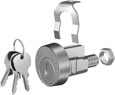 Brievenbusslot - Brievenbusvervanging - Veilige Post Opslag - Waterdichte Hoes - 5 Pin - Zilver
