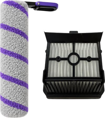 Accessoirespakket voor Rowenta X-Clean 10 - Microvezelborstelrol en HEPA-filter