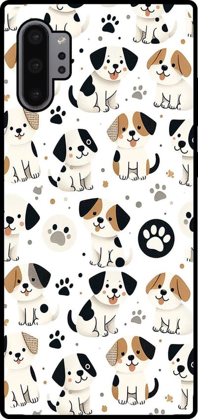 Smartphonica Telefoonhoesje Geschikt voor Samsung Galaxy Note 10 Plus met honden opdruk - TPU backcover case dog design geschikt voor Samsung Galaxy Note 10 Plus