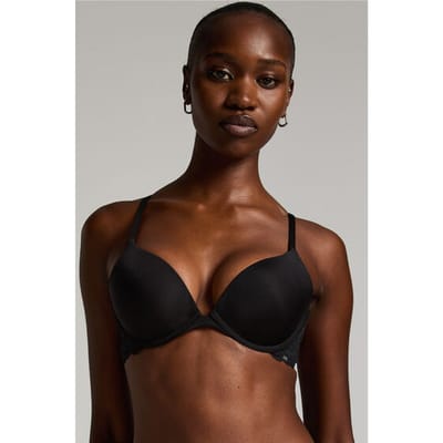 Hunkemöller Push-up BH Angie plunge fit - zwart - Maat D70