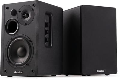 HiFi speakers - Audizio KS01 - Boekenplank speakers - Bluetooth - 80W - Zwart
