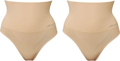 Sweet Angel Correctie Slips Naadloos Hoge Taille Bruin 2pack Maat S/M