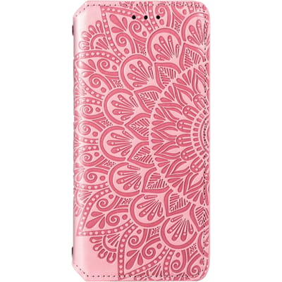 Mocaa Samsung Galaxy S21 Magnetic Mandala Wallet Roze