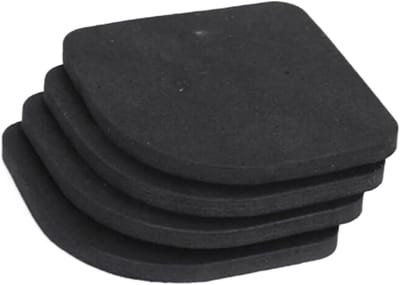 Wasmachine Dempers - Antislip Pads - Apparaten Stabiliseren - Trillingen Reduceren - 4 Stuks - Zwart