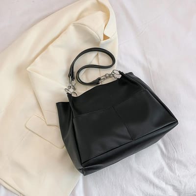 Eenvoudige en Gepersonaliseerde Niche Grote Capaciteit Casual Nieuwe Lente Mooie Trendy One-shoulder Tote Dames Tas