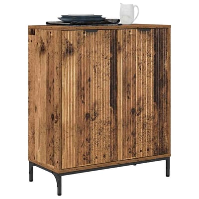 vidaXL - Dressoir - Oudhout - 69,5 - x - 33 - x - 82 - cm - Bewerkt - hout